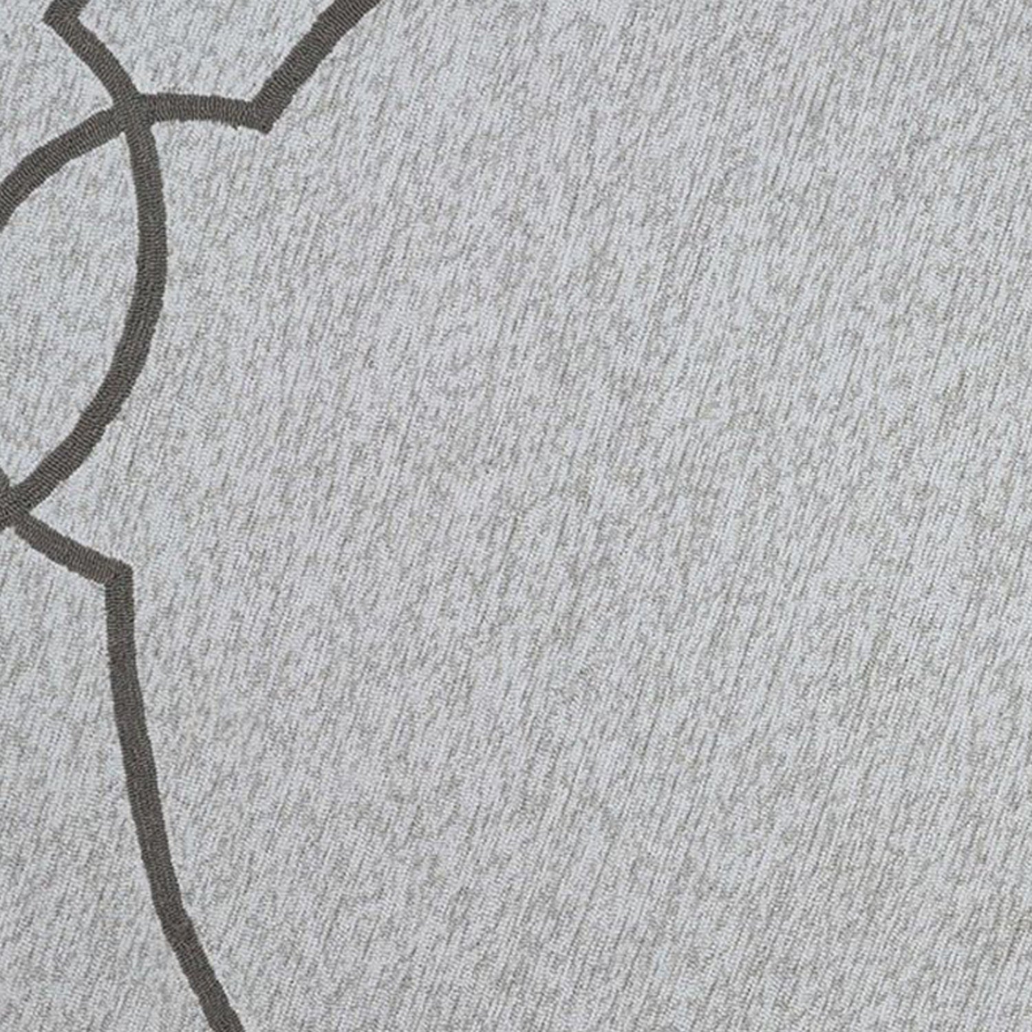 7' Round  UV treated Polypropylene Oatmeal Area Rug