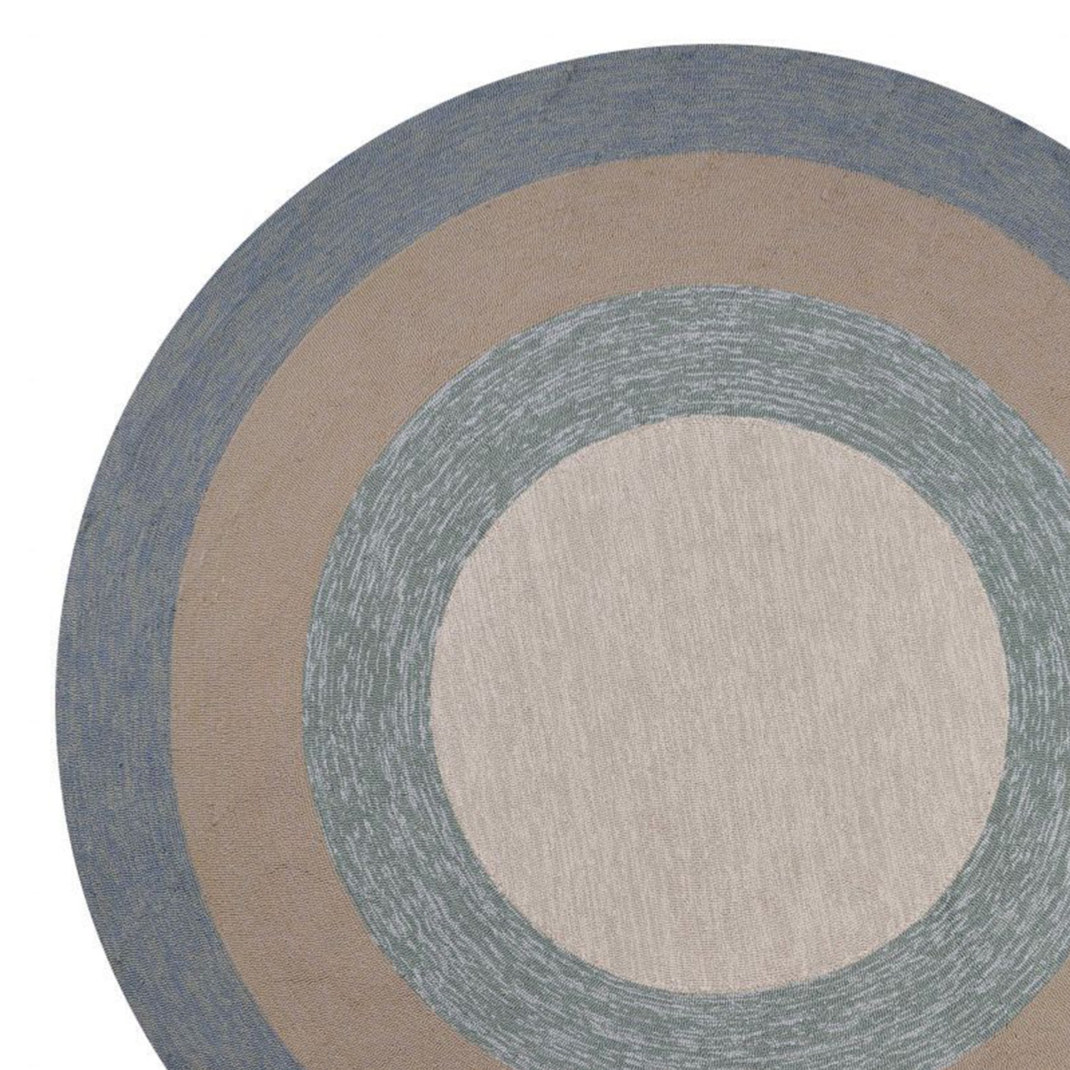 7' Round  UV treated Polypropylene Spa Area Rug
