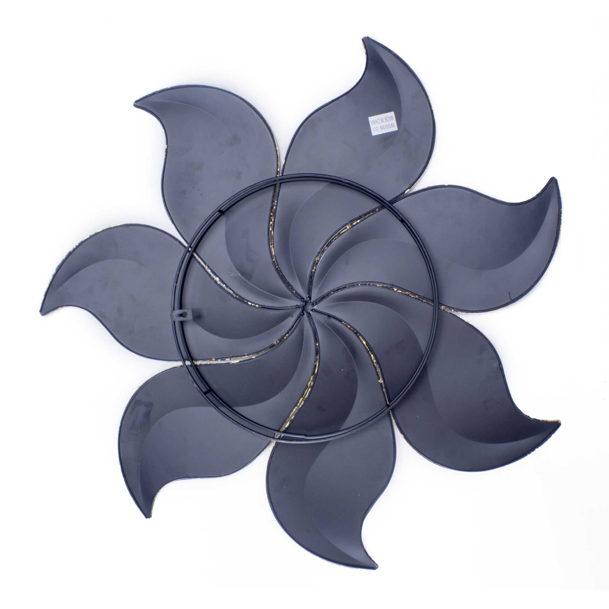 29" X 2" X 29" Gold  Copper  Brown Metal Large Flower Wall Decor