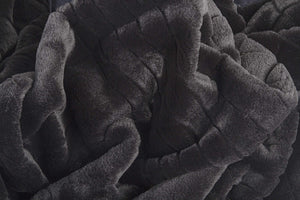 50" x 60" Nixon Black Fur - Throw