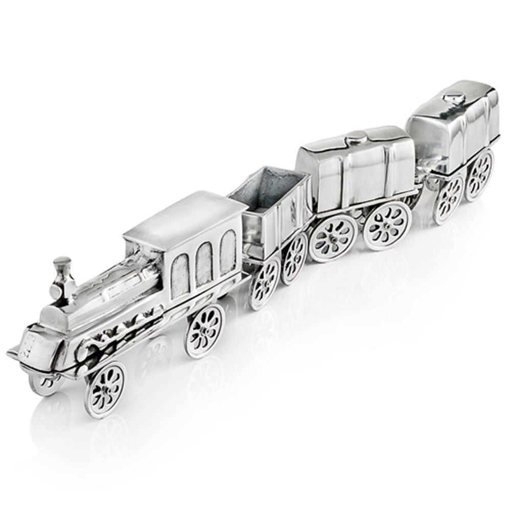 3" x 30" x 7" Buffed Aluminum Train