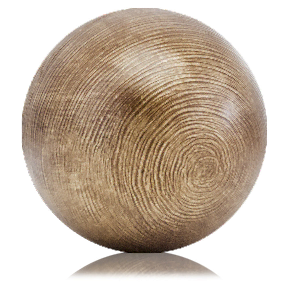 5" x 5" x 5" Brown Threads Large Sphere