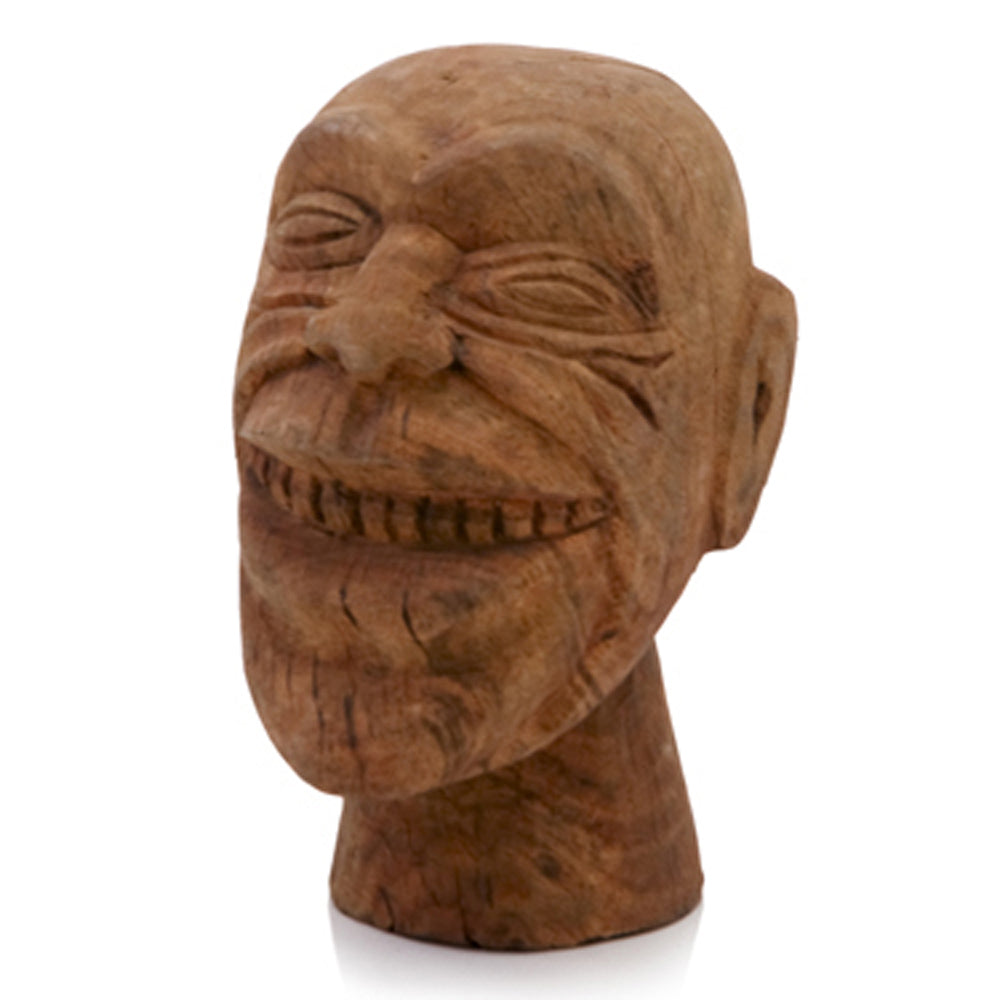 9" x 7" x 10" Natural Happy Smiling Swede