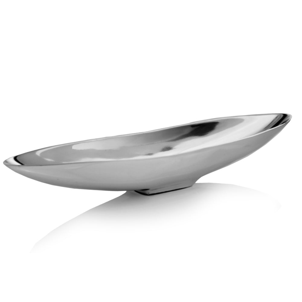 4.5" x 20" x 3" Buffed Short Boat Tray