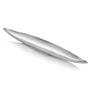 5.5" x 37" x 4" Buffed Extra Large Long Boat Tray