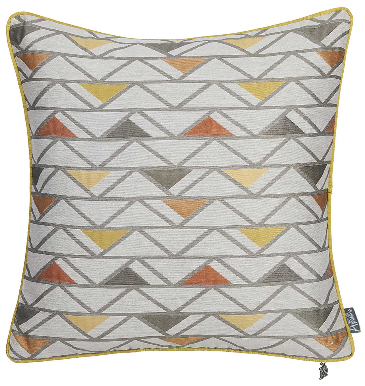 17"x 17" Colorful Jacquard Shapes Decorative Throw Pillow Cover Set Of 2 Pcs Square