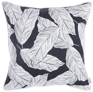 18"x 18" Tropical Plant Printed Decorative Throw Pillow Cover