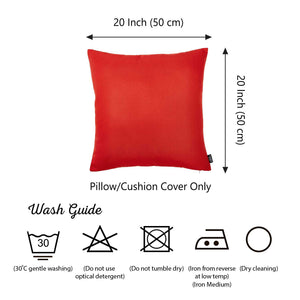 20 "x 20" Easycare Decorative Throw Pillow Case Set Of 2 Pcs Square