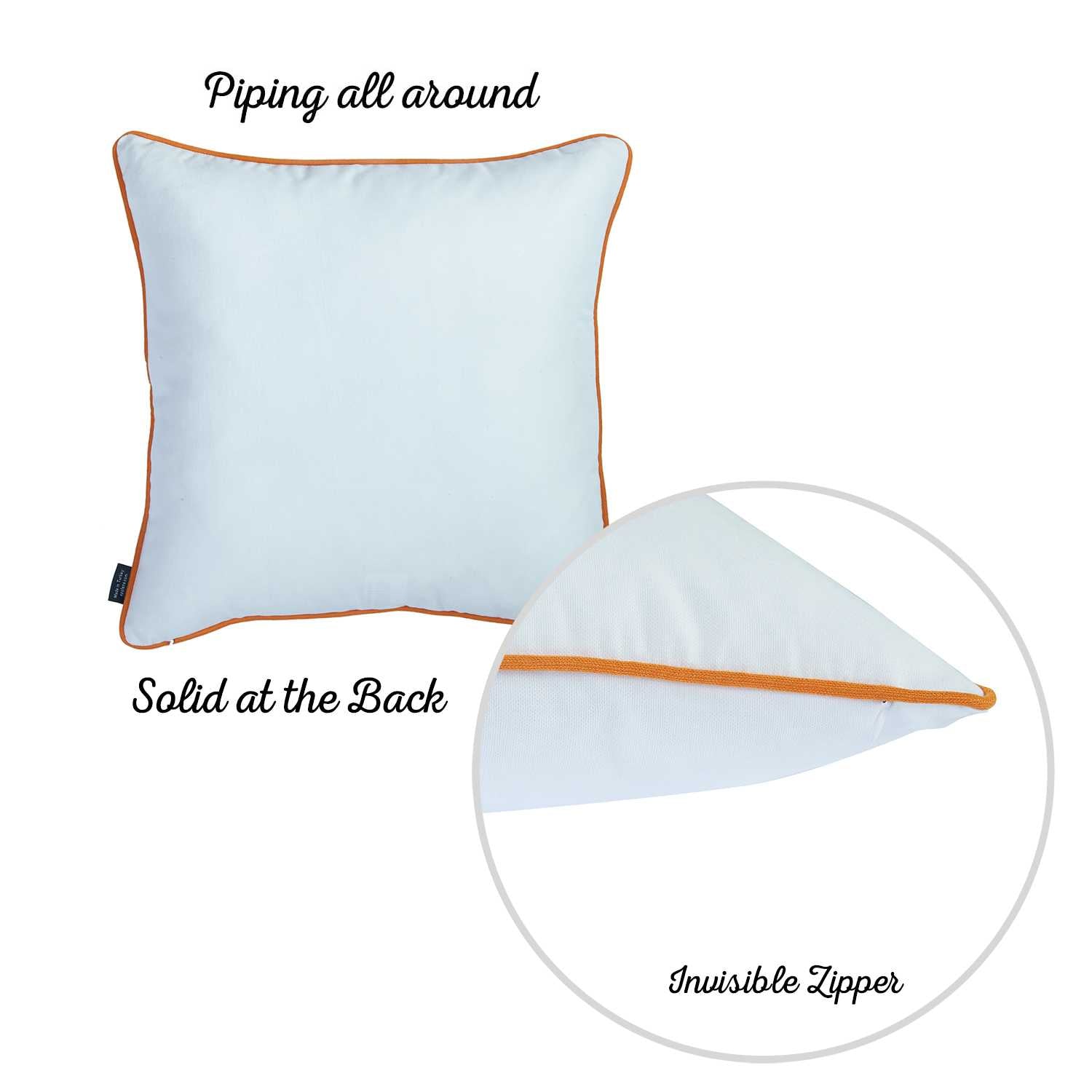 18"x 18" Thanksgiving Quote Printed Decorative Throw Pillow Cover