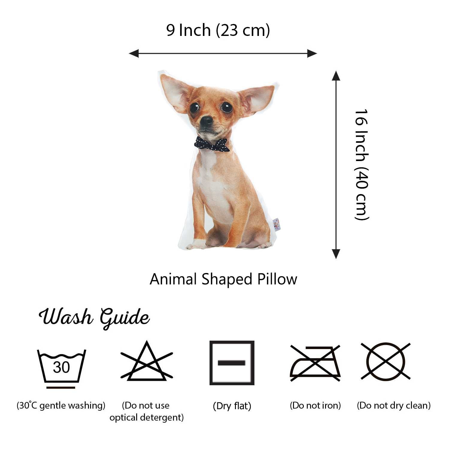 Peruvian Hairless Dog Shape Filled Pillow, Animal Shaped Pillow