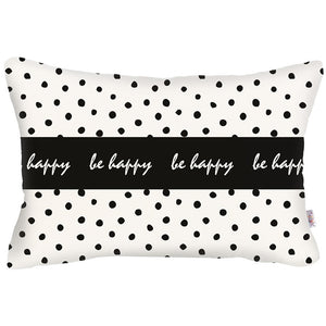 12"x 20"Scandi Rectangle Dots Printed Decorative Throw Pillow Cover