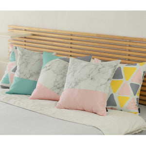 18"x18"Solid Colors Scandi Decorative Throw Pillow Cover