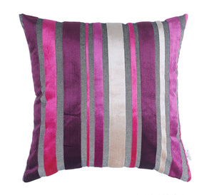 17"x17"Purple Velvet Luxurious Throw Decorative Pillow Case Set of 2 pcs Square