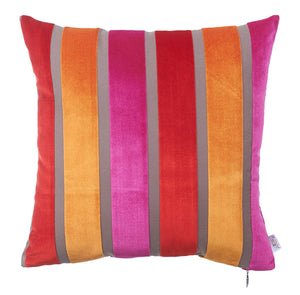 17"x17"Mixed Color Velvet Luxurious Throw Decorative Pillow Case Set of 2 pcs Square