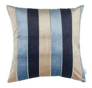 17"x17"Blue Velvet Luxurious Throw Decorative Pillow Case Set of 2 pcs Square