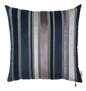 17"x17"Dark Blue Velvet Luxurious Throw Decorative Pillow Case Set of 2 pcs Square