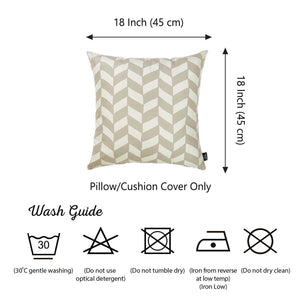 18"x18"Gray Olive Towers Decorative Throw Pillow Cover Printed
