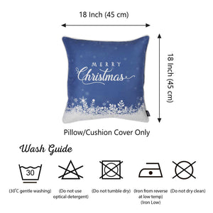 18"x18" Christmas Snow View Printed Decorative Throw Pillow Cover