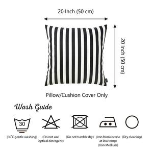 20 "x 20" Easycare Decorative Throw Pillow Case Set Of 2 Pcs Square