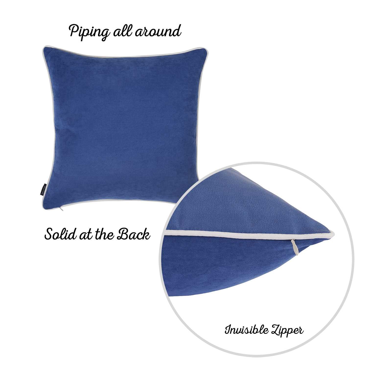 18"x18" Christmas Quote Printed Decorative Throw Pillow Cover