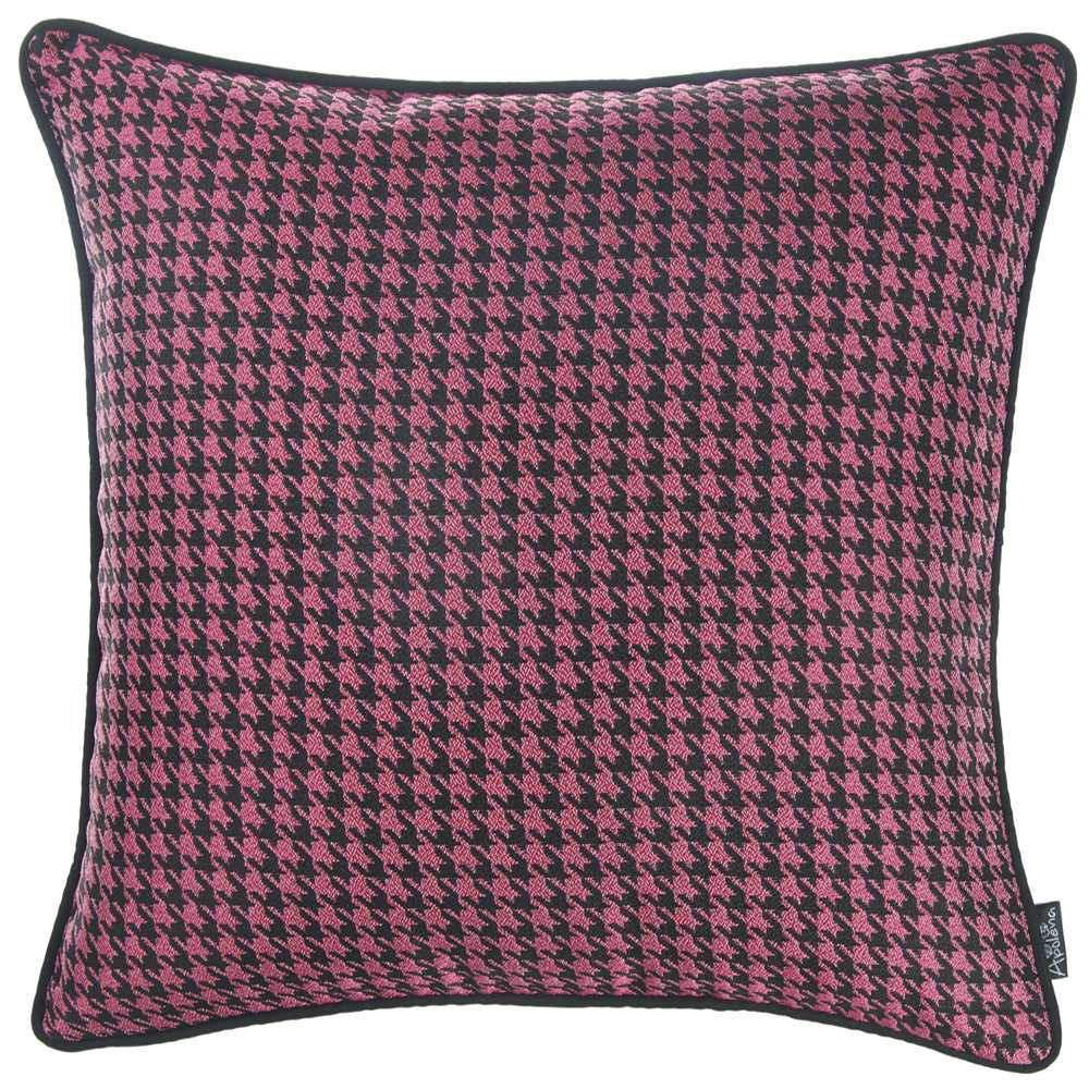 17"x 17" Jacquard Lily Decorative Throw Cover Pillow