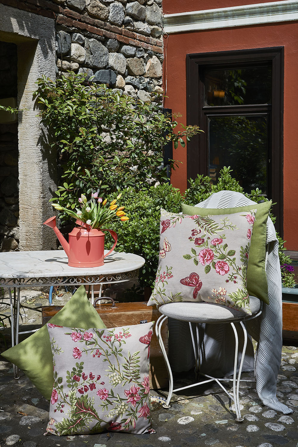 20 "x 20" Easycare Decorative Throw Pillow Case Set Of 2 Pcs Square