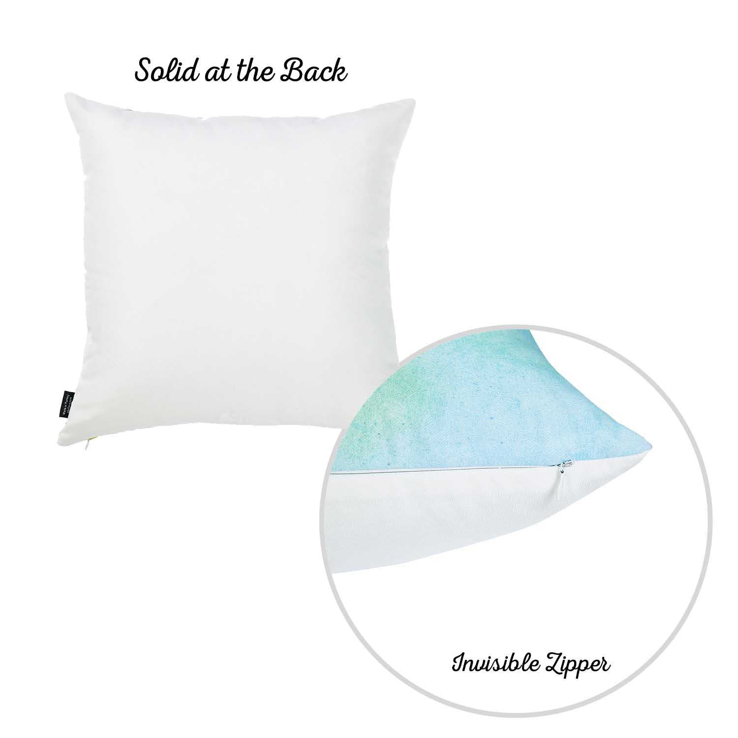 18"x 18" Watercolor Sunset Dream Decorative Throw Pillow Cover