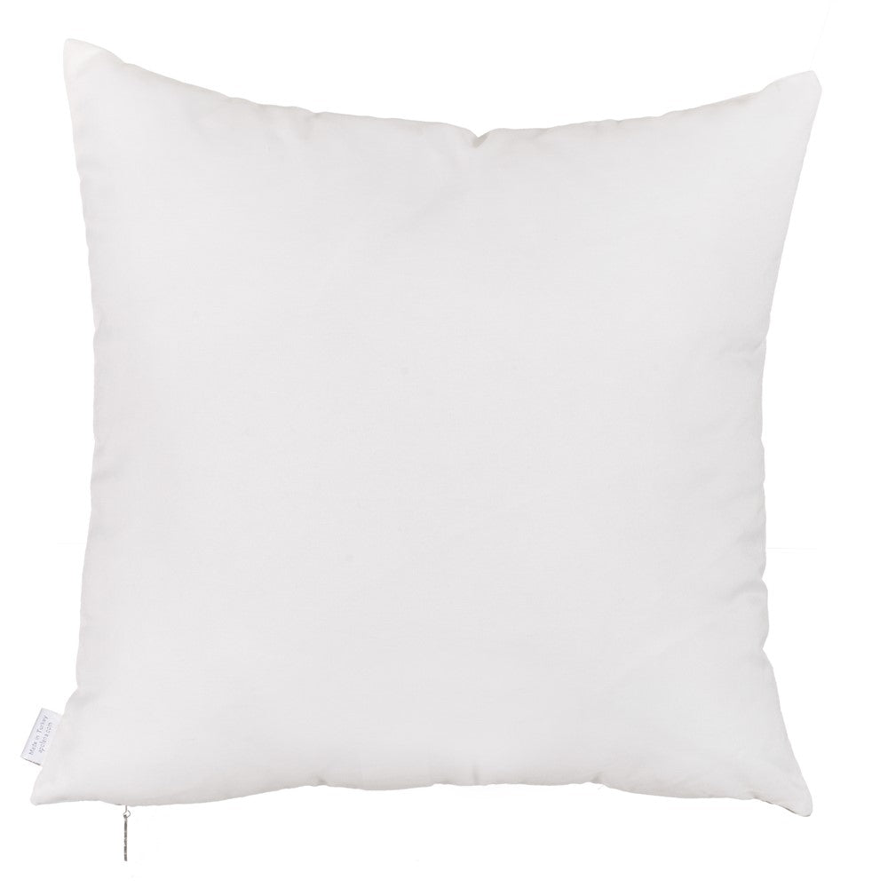 18"x 18" Happy Square Zigzag Printed Decorative Throw Pillow Cover Pillowcase