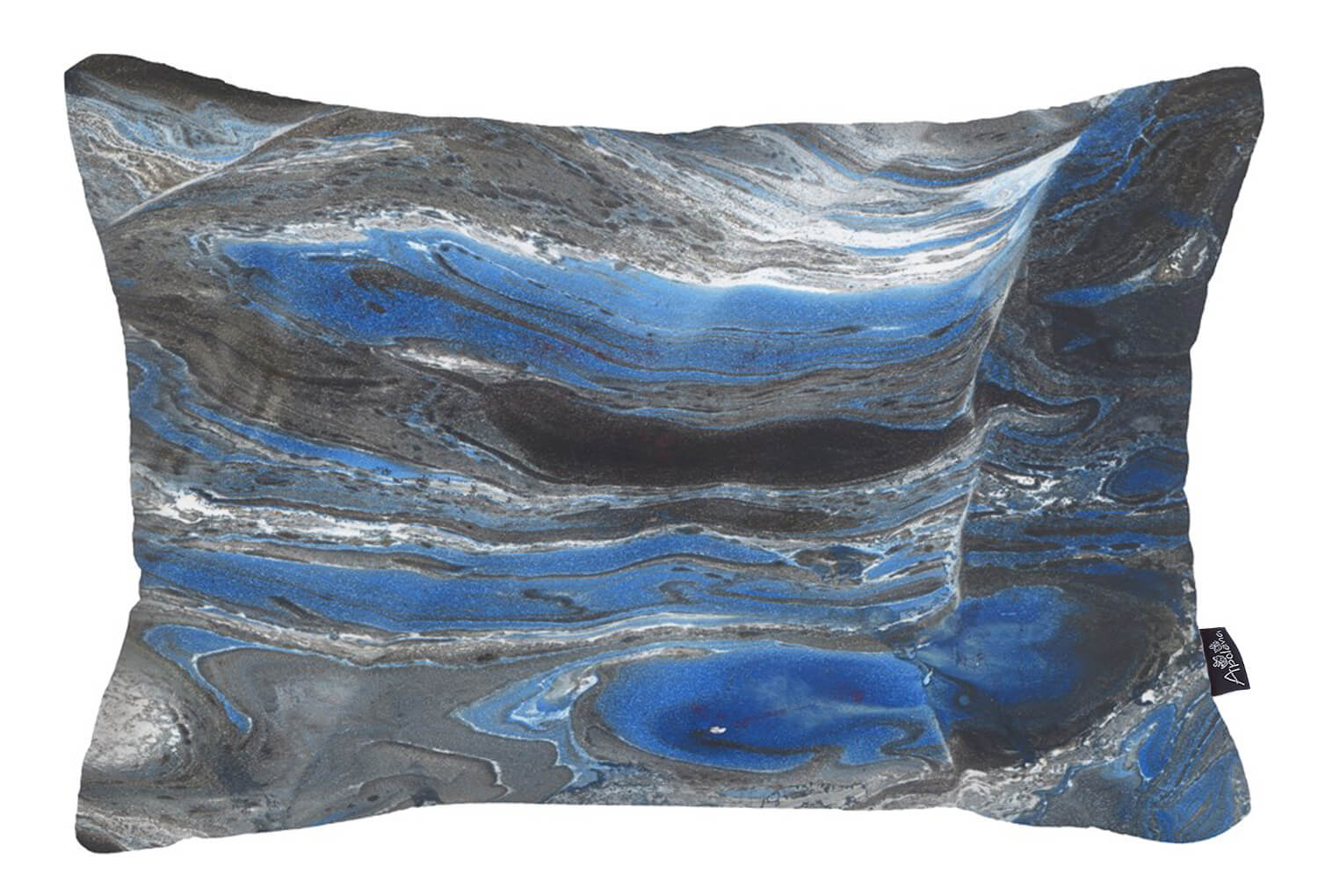 12"x20" Scandi Marble Printed Decorative Throw Pillow Cover