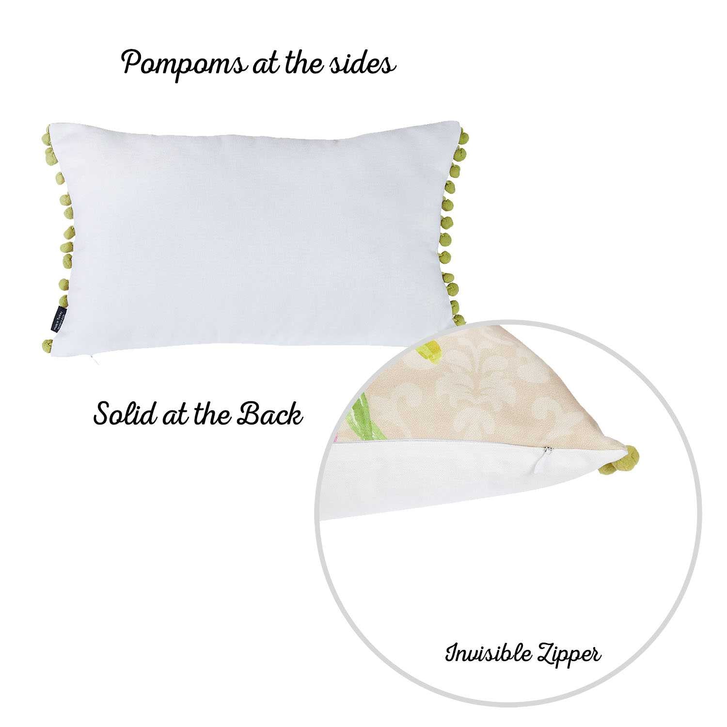 12"x20" Watercolor Bouquet Dream Decorative Throw Pillow Cover