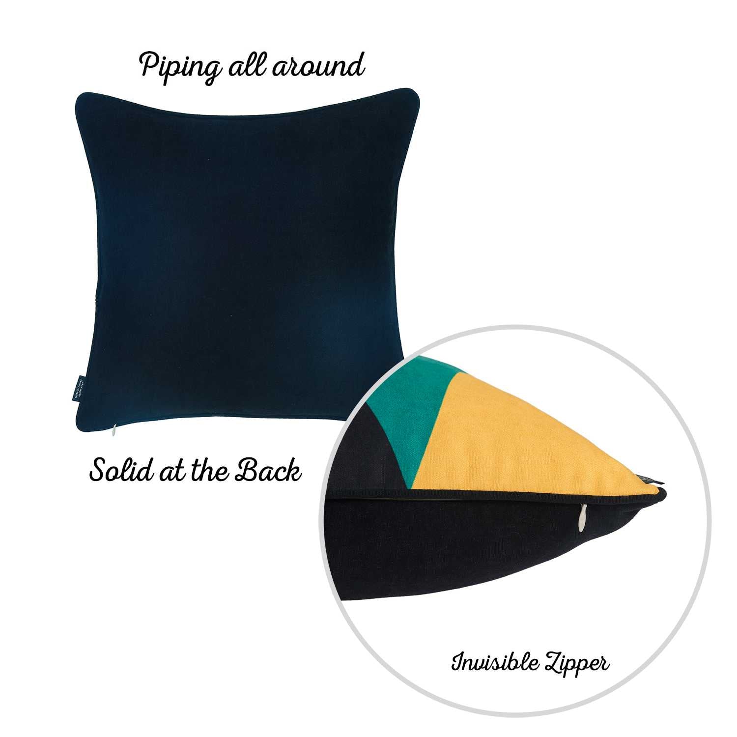 18"x18" Memphis Printed Decorative Throw Pillow Cover Pillowcase