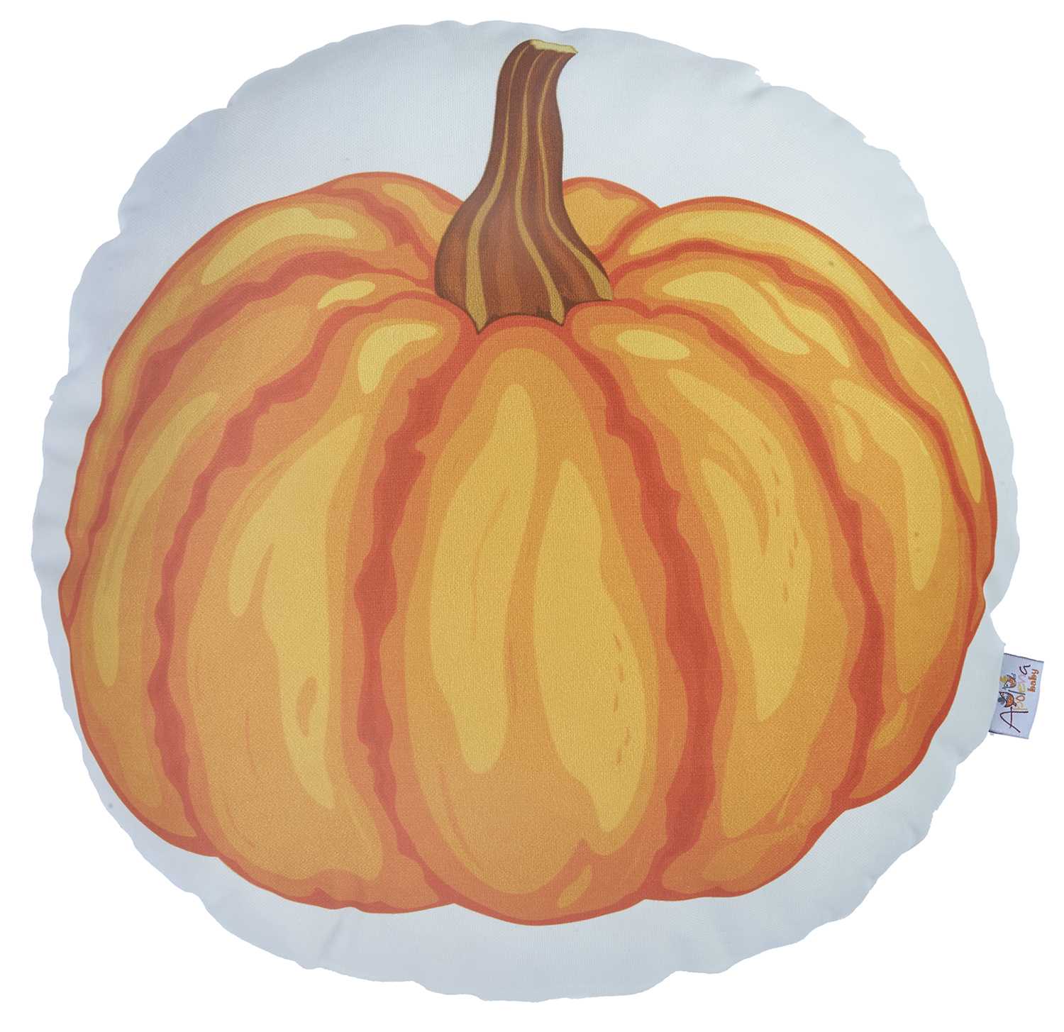 16"x 16" Fall Season Thanksgiving Pumpkin Shaped Filled Decorative Throw Pillow Cover