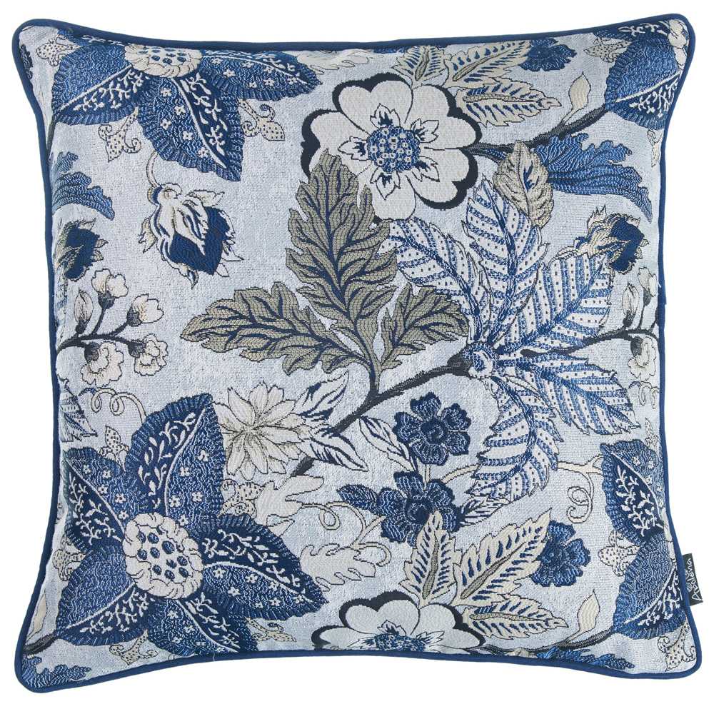 17"x 17" Jacquard Forest Sky Decorative Throw Pillow Cover