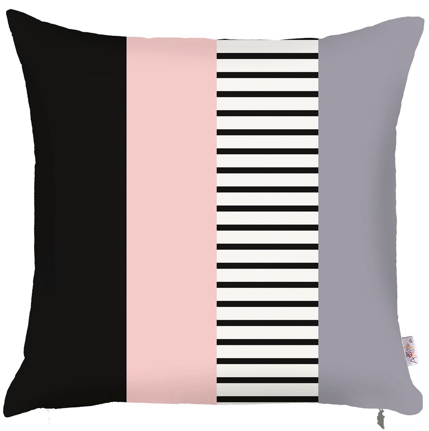 18"x18" Mix Colored Scandi Patterns Decorative Throw Pillow Cover