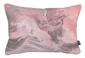 12"x20" Scandi Marble Printed Decorative Throw Pillow Cover