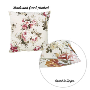 20 "x 20" Easycare Decorative Throw Pillow Case Set Of 2 Pcs Square