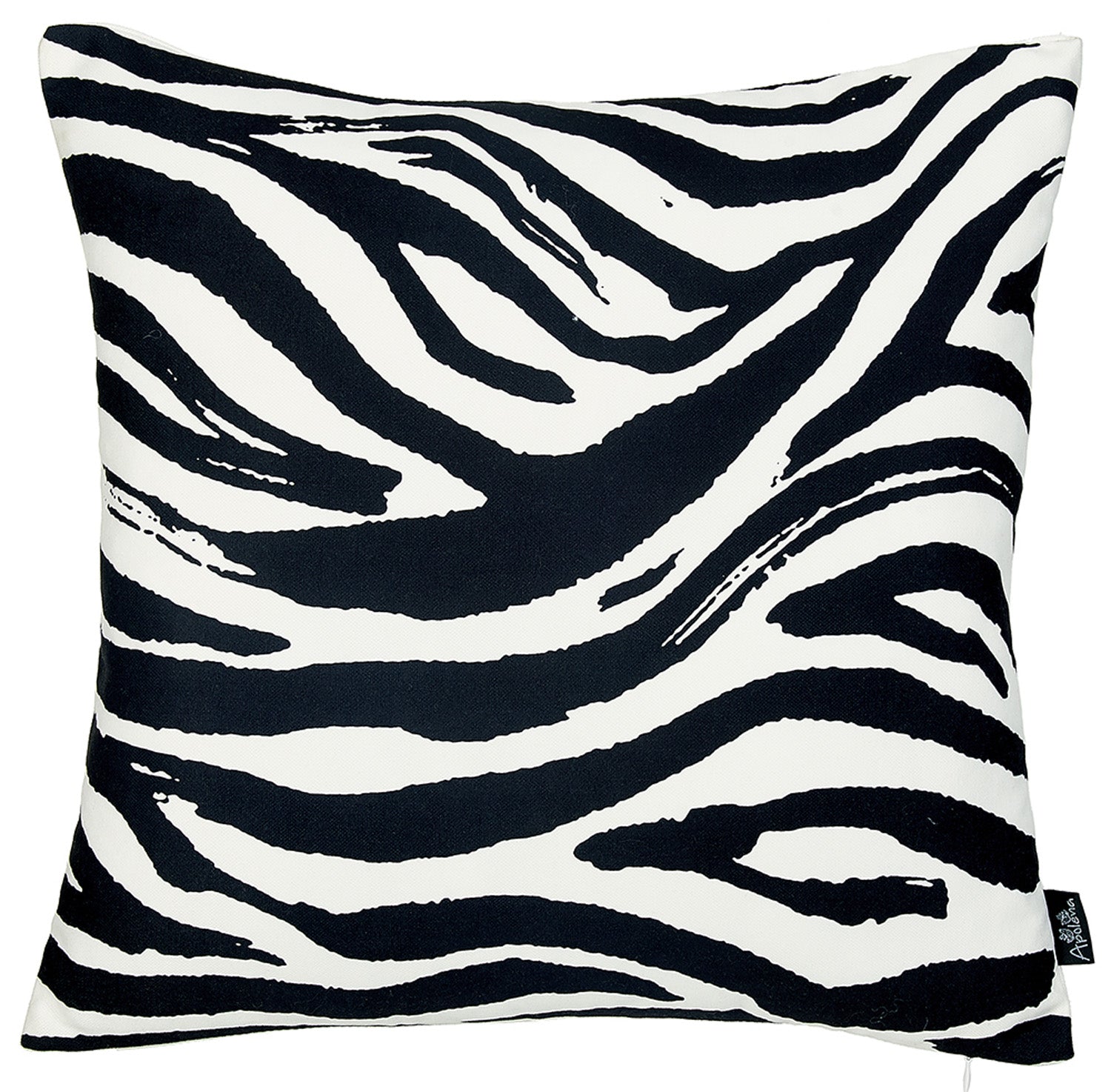 18"x18" Geometric Waves Decorative Throw Pillow Cover Printed