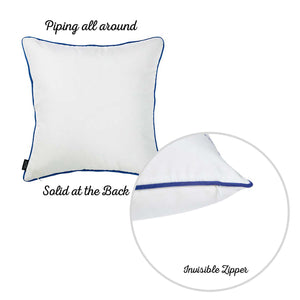 18"x18" Nautica Octopus Decorative Throw Pillow Cover Printed