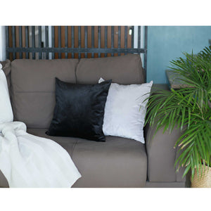 18"x 18" Black Velvet Decorative Throw Pillow Cover (2 Pcs in set)