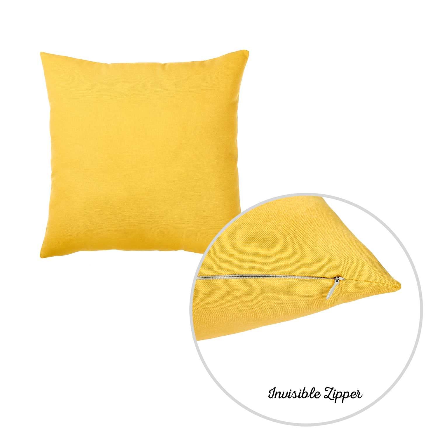 20 "x 20" Easycare Decorative Throw Pillow Case Set Of 2 Pcs Square