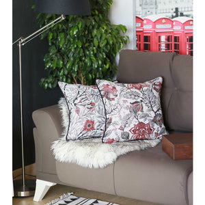 17"x 17" Colored Jacquard Weaver Decorative Throw Pillow Cover