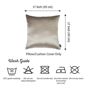 17"x 17" Bright Jacquard Decorative Throw Pillow Cover