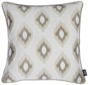 17"x 17" Brown Jacquard Chic Decorative Throw Pillow Cover