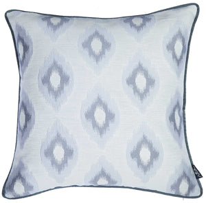 17"x 17" Grey Jacquard Chic Decorative Throw Pillow Cover