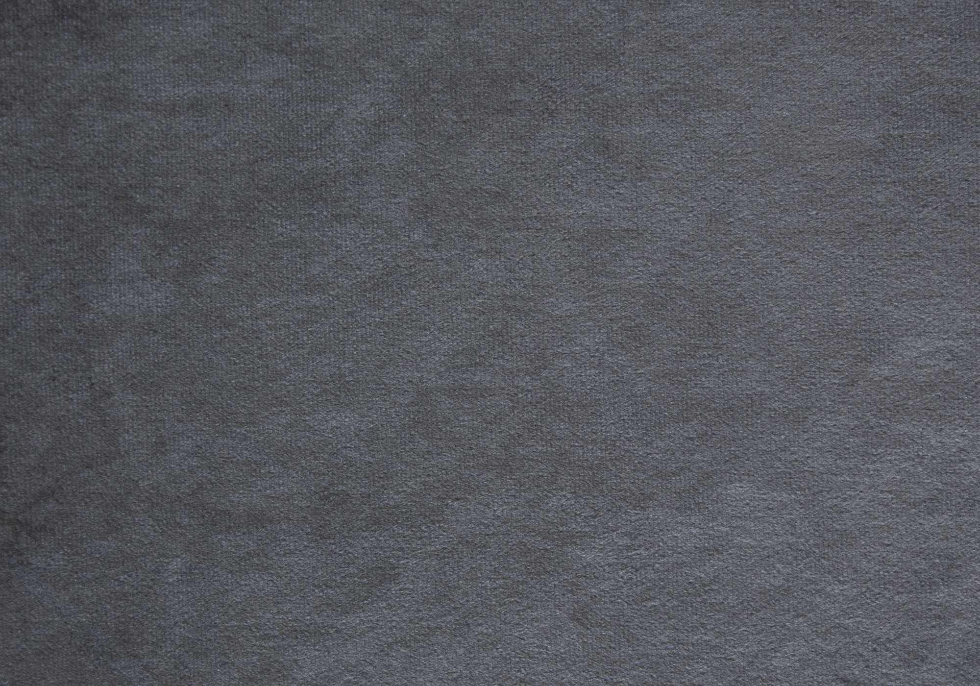 66.5" x 87.5" x 49.75" Dark Grey Velvet With Chrome Trim  Queen Size Bed