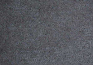 45.25" x 82.75" x 49.75" Dark Grey Velvet With Chrome Trim - Twin Size Bed