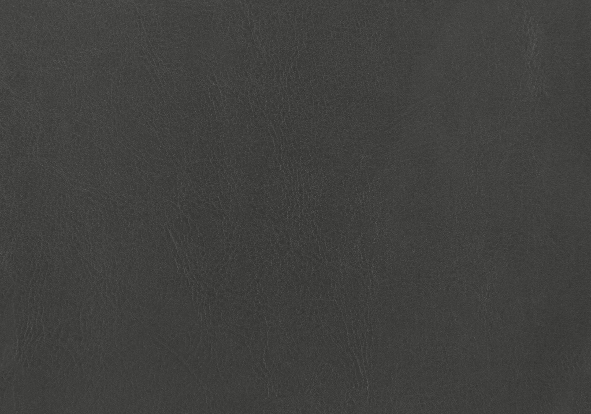 24" x 24" x 24" Charcoal Leather Look  Ottoman 2pcs Set