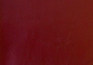 24" x 24" x 24" Red  Leather Look  Ottoman 2pcs Set