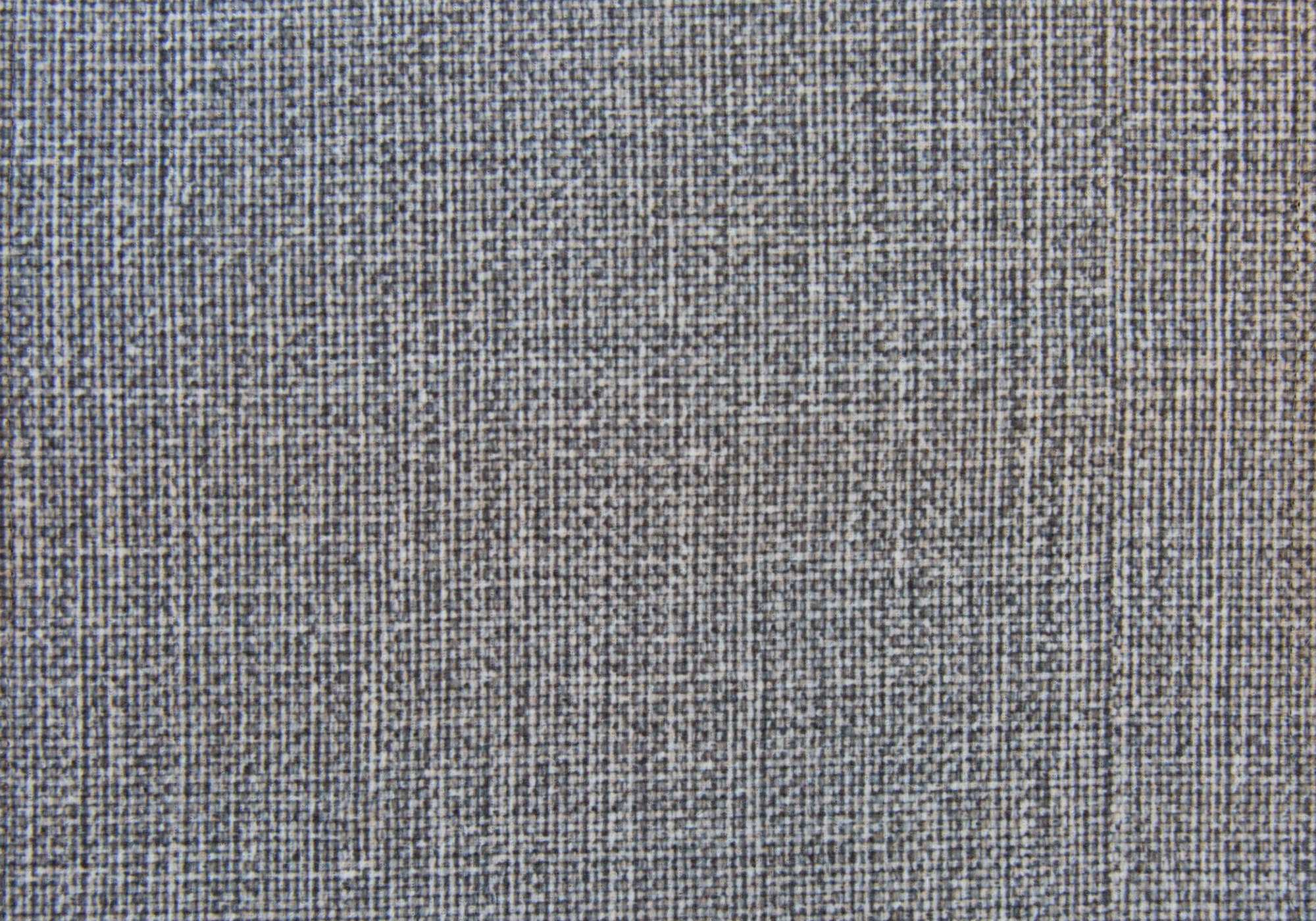 16.75" x 16.75" x 17" Light Grey Linen Look Fabric  Ottoman