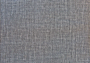 16.75" x 16.75" x 17" Light Grey Linen Look Fabric  Ottoman